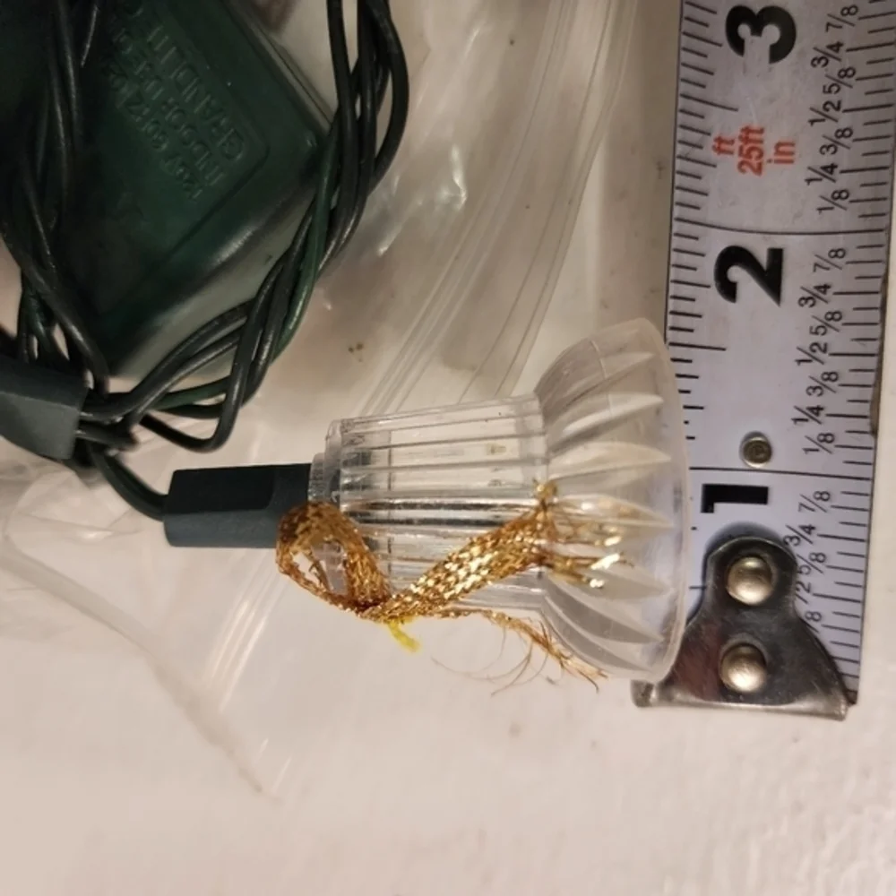 Vintage White‎ Bell Shaped Christmas Tree Lights With Music Player